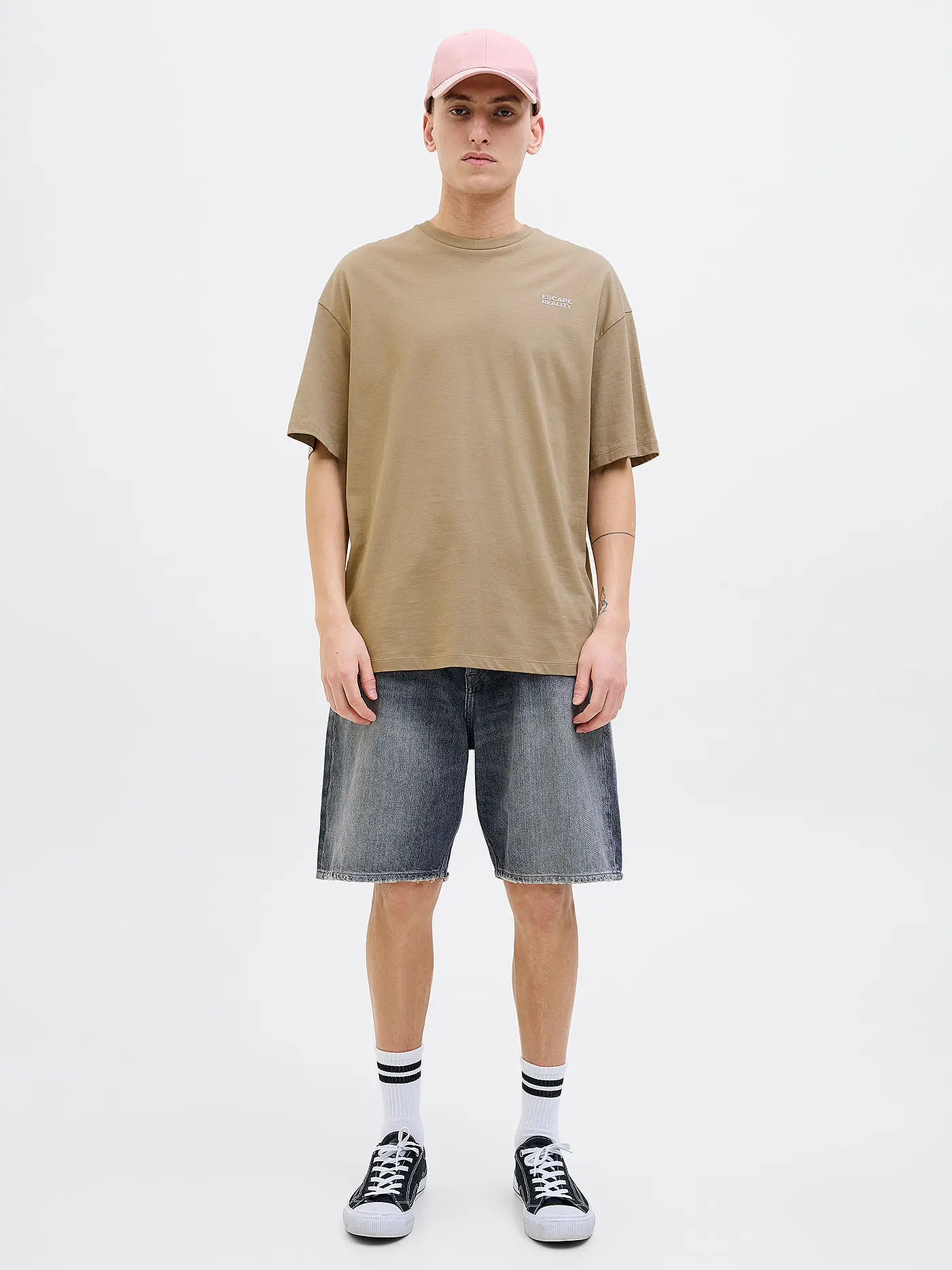 JACK & JONES | T-Shirt JJEAMES | hellbraun